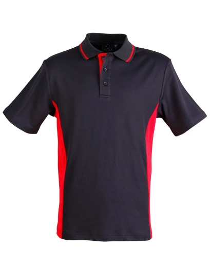 Picture of Winning Spirit, Mens TrueDry Contrast S/S Polo